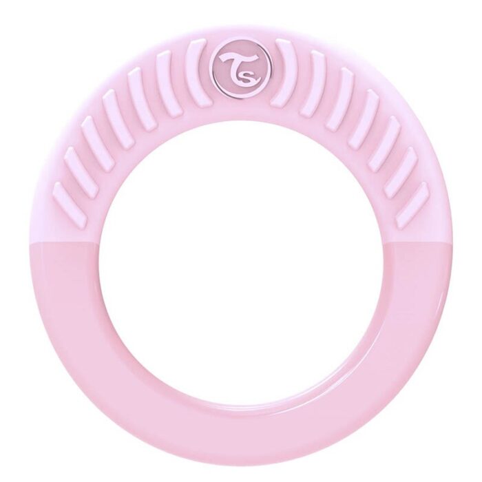 Бебешка чесалка Twistshake - кръгла розова - Image 2