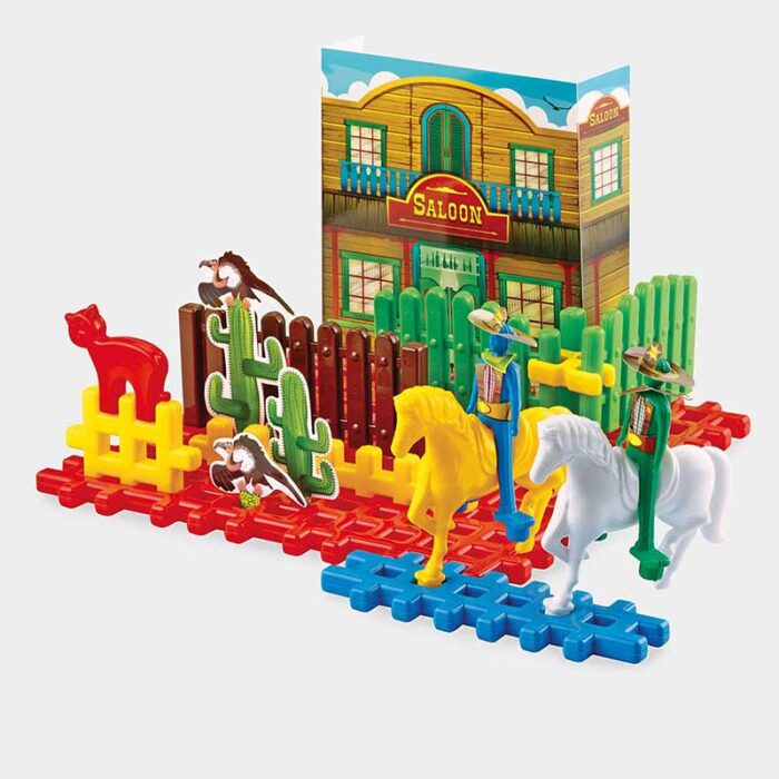 Вафлен конструктор "Дивия запад" от 16 части - Image 2