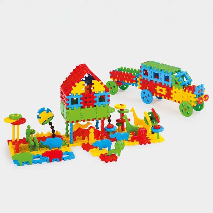 Вафлен конструктор от 200 части в торба - Image 2