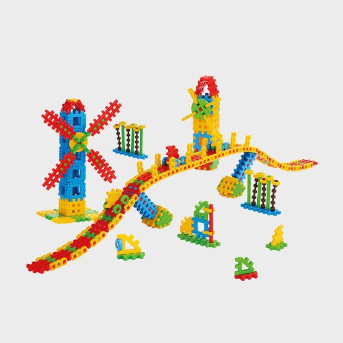 Вафлен конструктор от 245 части - Мост с вятърници мелници - Image 2