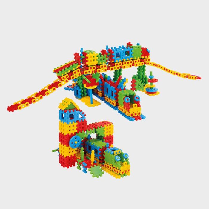 Вафлен конструктор от 433 части в кутия - ЖП гара - Image 2