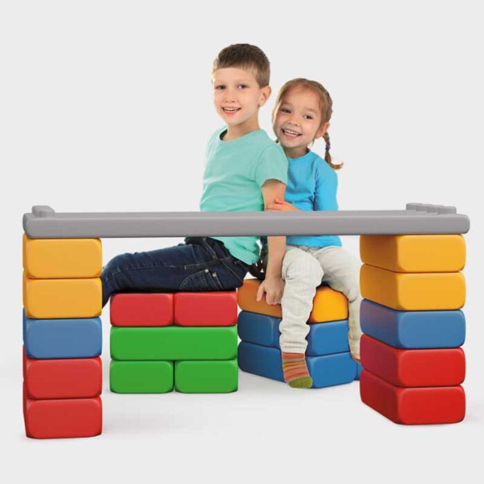 Голям детски конструктор от строителни блокове, 23 части - Image 2