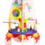 Детска дървена играчка ракета