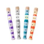 Детска дървена флейта - различни цветове