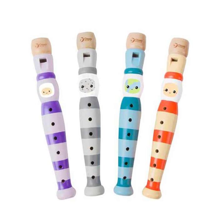 Детска дървена флейта - различни цветове - Image 2