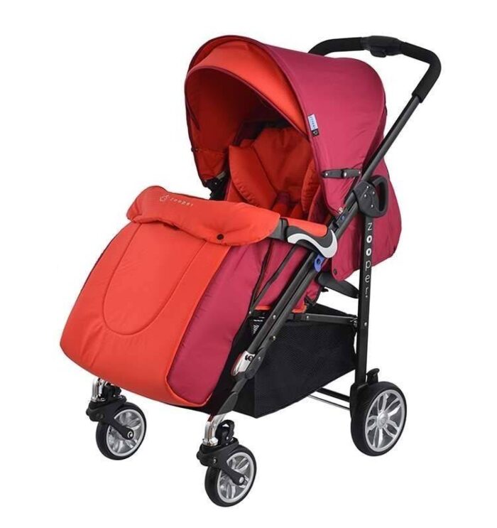 Детска количка, комбинирана Zooper Waltz Flaming Plaid, червена - Image 2