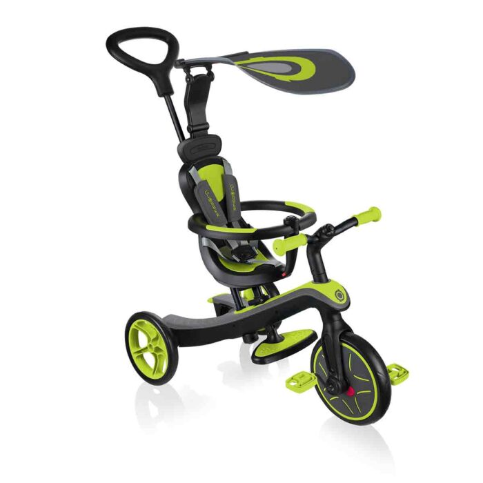 Детска триколка 4 в 1 Globber Trike Explorer, зелена - Image 2