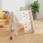 Детска пластмасова стена за изкачване 5 в 1, розова